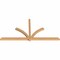 Ekena Millwork Redmond Timber Gable Bracket, Western Red Cedar, 108"W x 54"H x 3 1/2"D x 3 1/2"F, 12/12 Pitch GBW108X54X0404RED00SWR - alternate 4